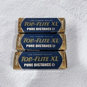 Top Flite XL Pure Distance More Roll Golf Balls Harp Lager Branded New 9 Balls